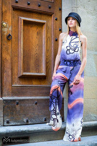 Tuta pantaloni lunghi elegante cerimonia